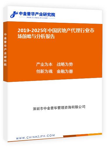 2019-2025年中国房地产代理行业市场前瞻与分析报告
