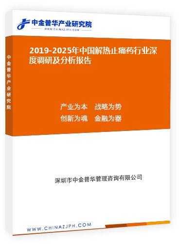 2019-2025年中国解热止痛药行业深度调研及分析报告