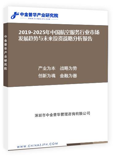 2019-2025年中国航空服务行业市场发展趋势与未来投资战略分析报告