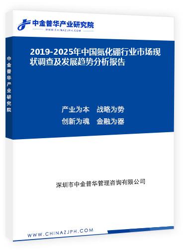 2019-2025年中国氮化硼行业市场现状调查及发展趋势分析报告