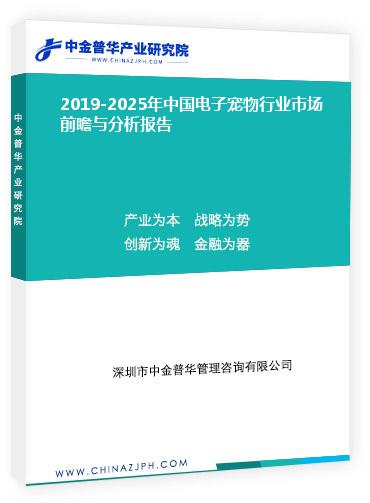 2019-2025年中国电子宠物行业市场前瞻与分析报告