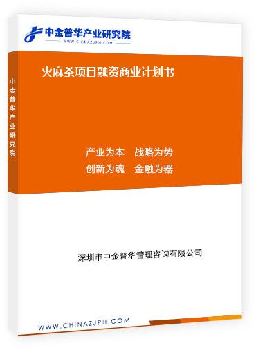火麻茶项目融资商业计划书
